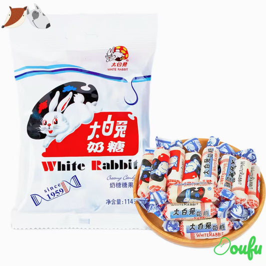 White Rabbit Milkcandy 114g 大白兔奶糖114克