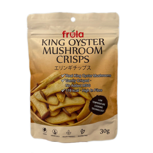 Frula Vegetable Crisps King Oyster Frula 蔬菜脆-原味杏鲍菇 30g