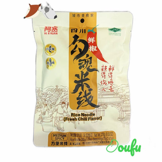 AK Fresh Chilli Rice Noodle 阿宽勾魂米线 270g