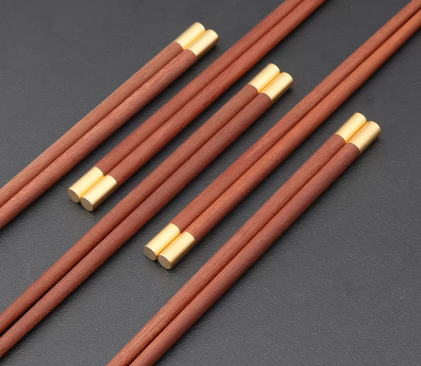 WH Wooden Chopsticks 10pairs 威恒红檀木筷子10双
