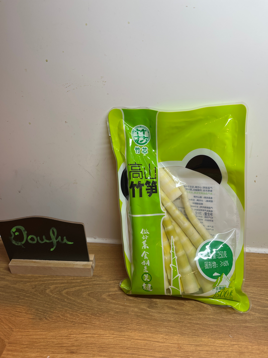 CZX Pickled Bamboo Shoot Strips (With Sweeteners) 竹芯野山筍条-泡椒 300g