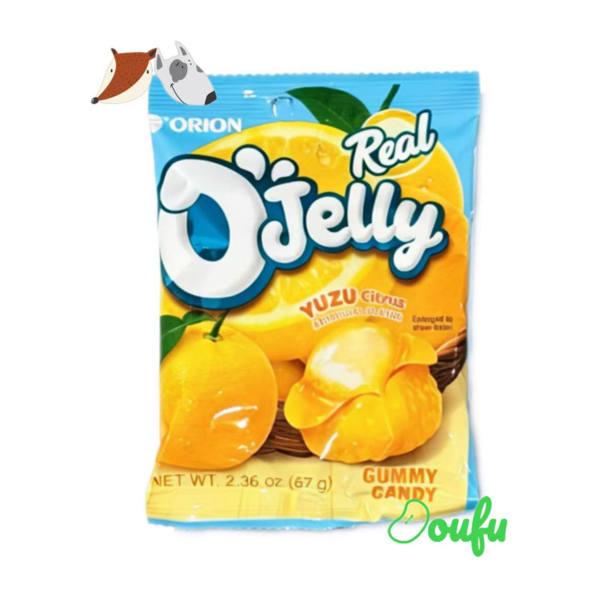 Orion O‘Jelly Yuzu 67g 好丽友柚子味软糖 67g