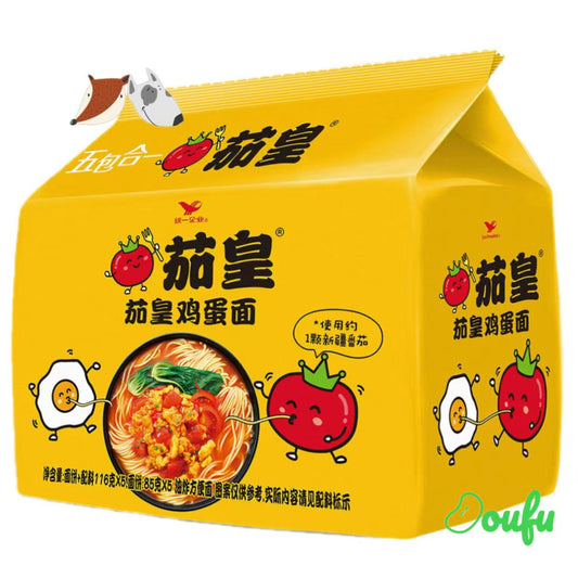 TYQH Instant Noodle Tomato Sauce 5pcs 茄皇鸡蛋面 116g*5
