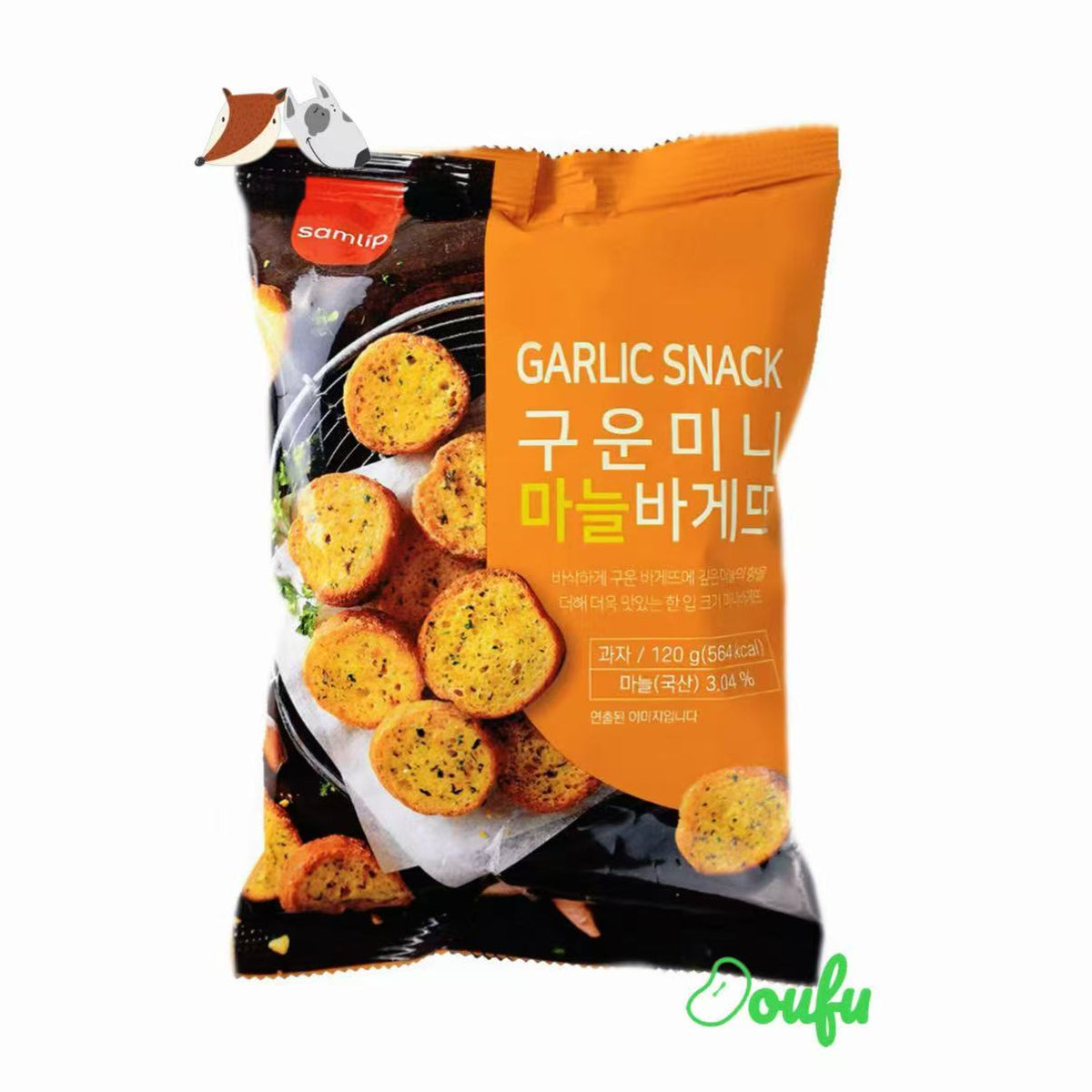 Samlip Mini Garlic Baguette 韩国蒜香面包干120g