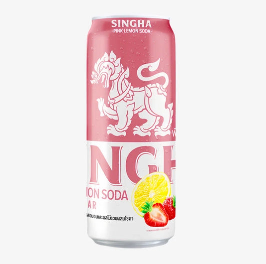 SINGHA Pink Lemon Soda 胜狮粉色柠檬苏打水 330ml