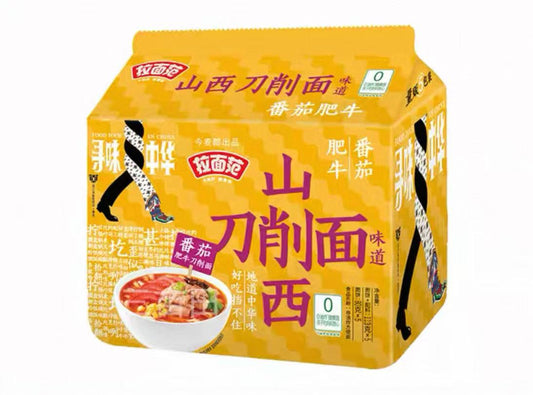 JML Shanxi Style Noodles 5pcs今麦郎山西刀削面番茄味五连包104gx5