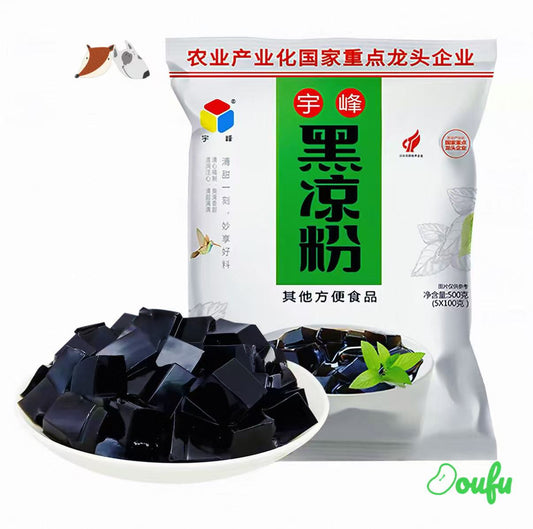 YF Black Grass Jelly500g 宇峰黑凉粉500g