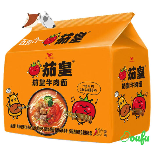 TYQH Instant Noodle Art. Beef 5pcs 茄皇牛肉面五连包