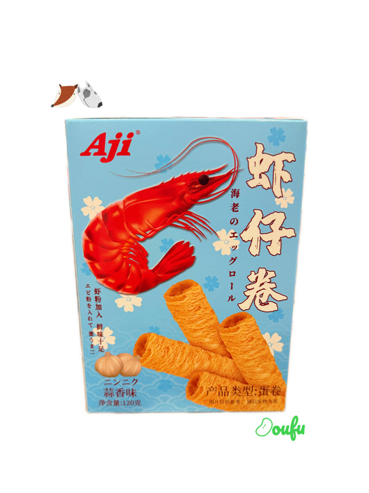 Aji Shrimp Rolls-Garic Aji虾仔卷蒜香味 120g（蓝色盒子）