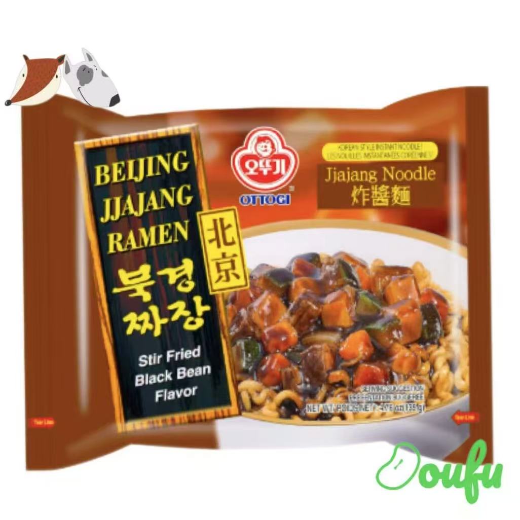 OTTOGI Beijing Jjajang Ramen 135g  OTTOGI不倒翁北京炸酱面 135g