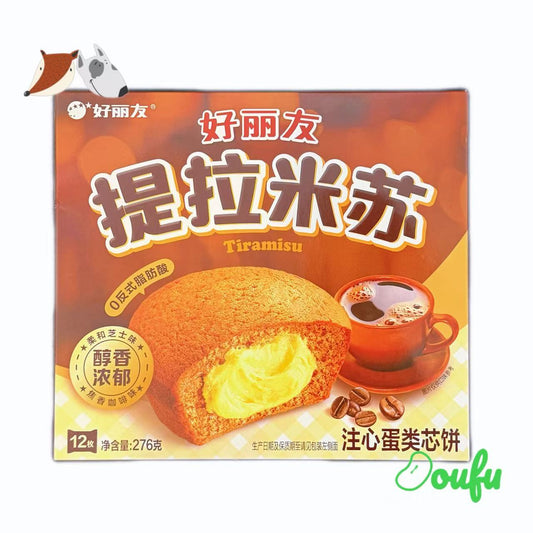 HLY Pie Tiramisu Flavor 276g 好丽友提拉米苏派12枚 276g