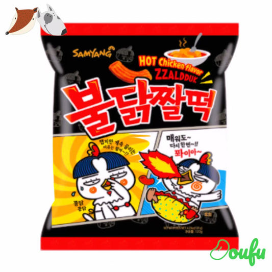 SAMYANG ZZALDDUK Hot Chicken Snack 韩国辣鸡面零食120g