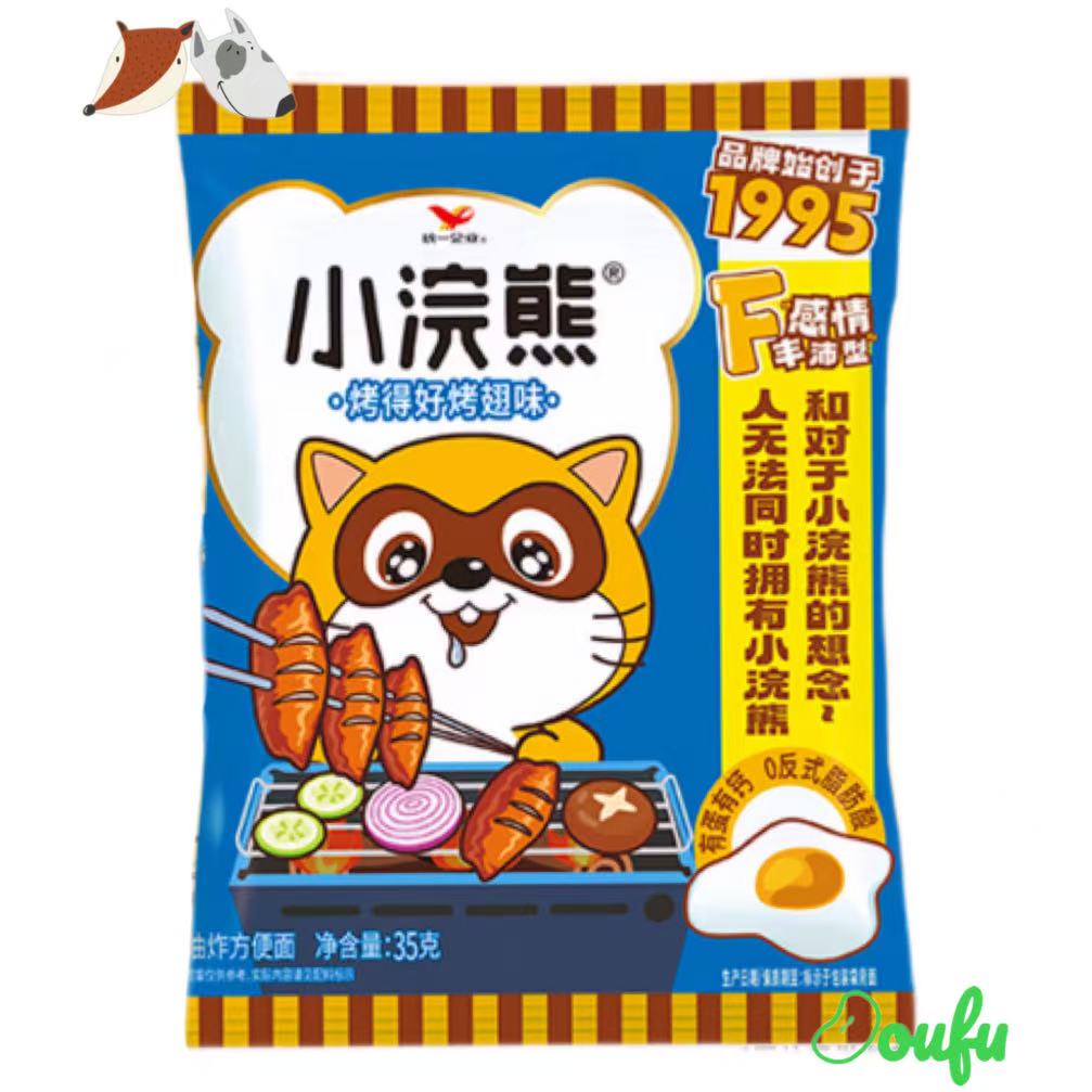 UNI Snack-Roast ChicWing 小浣熊干脆面-烤翅味 35g