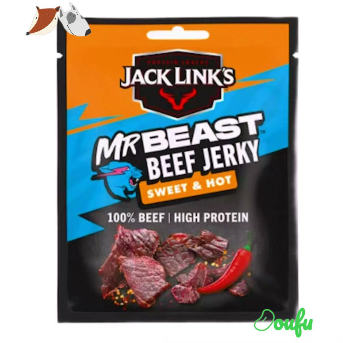 Jack links Teriyaki beef jerky 25g  Jack甜辣味牛肉干25g