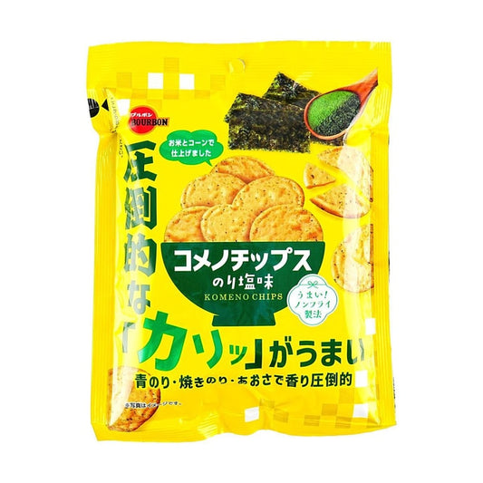 Bourbon Rice Snack Seaweed & Salt Flavour 波路梦脆片海苔味 45g