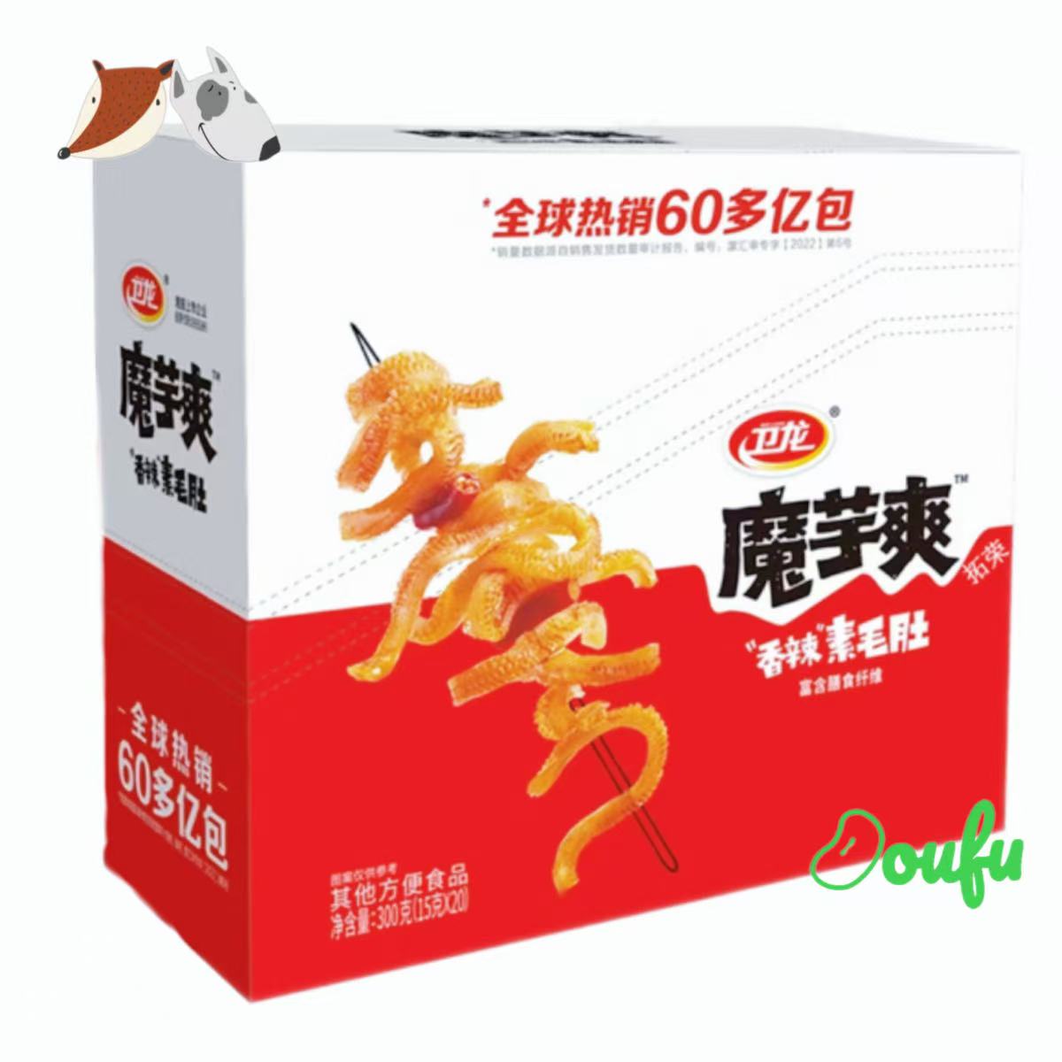 WL Konjac Snacks Spicy Flavor 卫龙魔芋爽香辣味 360g