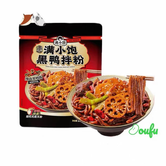 Manxiaobao Black Duck Braised Noodels 满小饱黑鸭拌粉294g