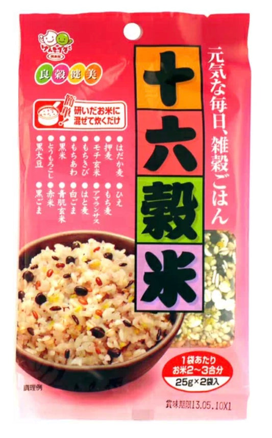 TANESHO Mixed Grain Rice Seasoning (Juurokkoku Mai) , 2 sachets 50g