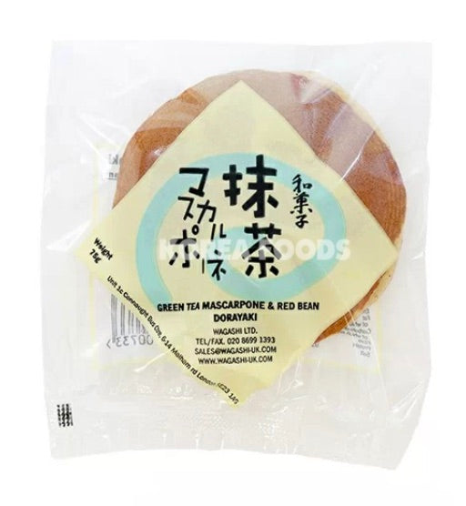 Wagashi Green Tea Mascarpone &amp; Red Bean Dorayaki 75g