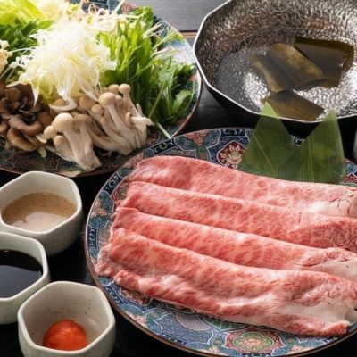 Sukiyaki with Wagyu Beef