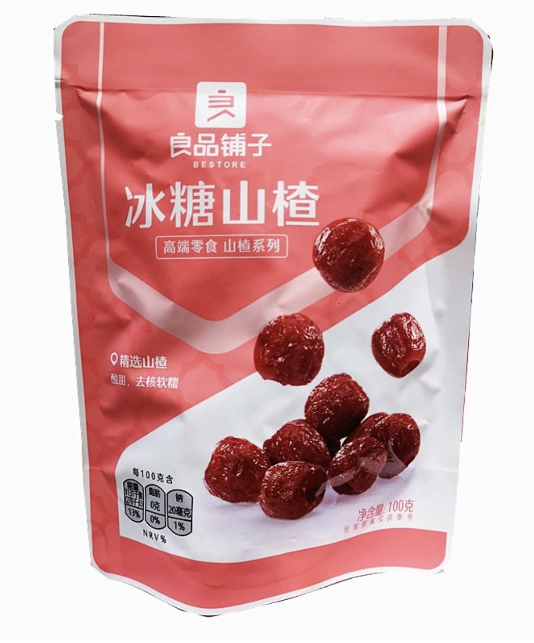 BS Rock Sugar Hawthorn 100g 良品铺子冰糖山楂 BS Rock Sugar Hawthorn 100g 良品铺子冰糖山楂