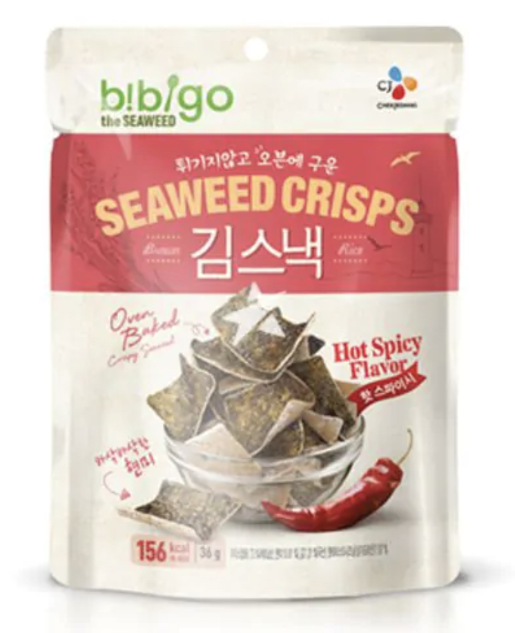CJ Seaweed Rice Crisps (Hot & Spicy) 20g CJ Seaweed Rice Crisps (Hot & Spicy) 20g
