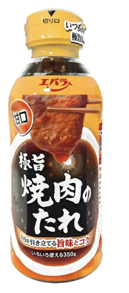 EBARA FOODS Goku Uma Yakiniku BBQ Sauce Sweet 350g EBARA FOODS Goku Uma Yakiniku BBQ Sauce Sweet 350g