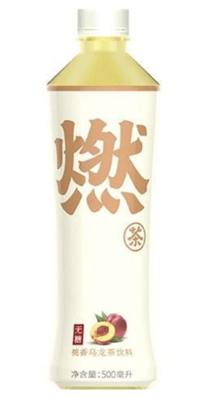 GKF Oolong Tea - Peach 元氣森林無糖燃茶-桃香烏龍500ml