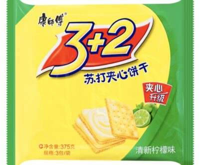 375克康师傅柠檬味3+2 KSF Soda Sandwich 375g