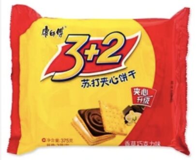 375克康师傅香巧味3+2 KSF Soda Sandwich 375g