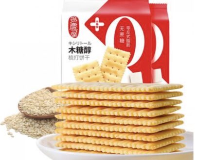 EDO pack木糖醇苏打饼（芝麻味）Xylitol Soda 280g