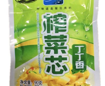 FIsh Well Brand Diced Preserved Vegetable 鱼泉牌丁丁香榨菜 90g