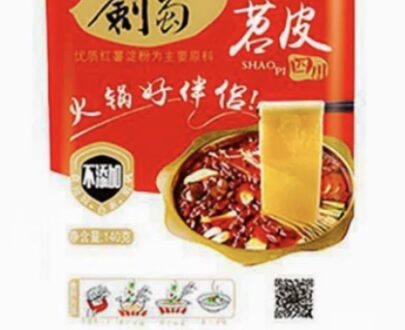 JiangShu Sichuan Sweet Potato Noodle - Width 140g剑蜀苕皮