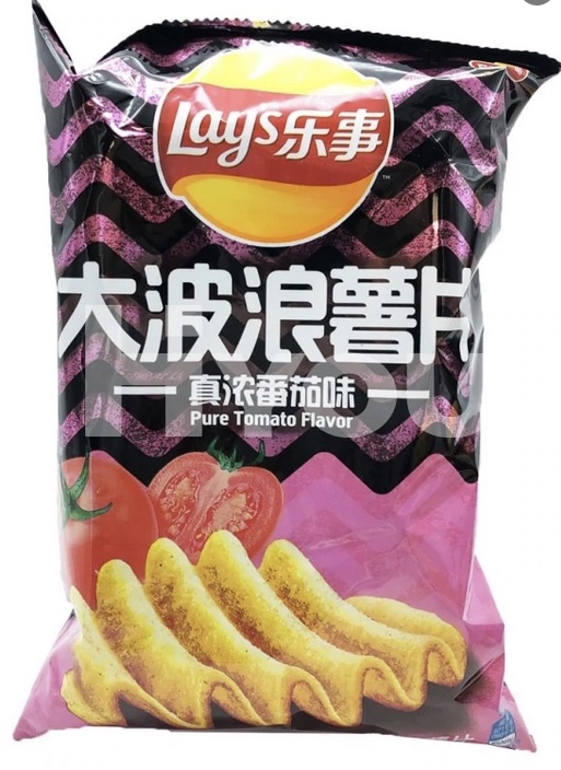 Lay's Potato Chip Tomato Flavour樂事薯片大波浪真濃番茄70g Lay's Potato Chip Tomato Flavour樂事薯片大波浪真濃番茄70g