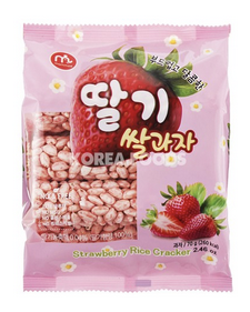 MAMMOSStrawberry Rice Cracker MAMMOS Strawberry Rice Cracker 70g