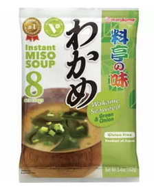 MARUKOME Marukome Ryotei no Aji Miso Soup Wakame (Vegetarian)153g
