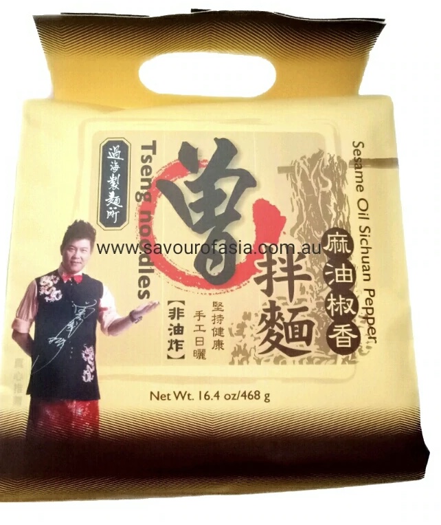 Tseng Noddles-Sesame Oil Sichuan Pepper Flavour 曾拌麵-麻油椒香 Tseng Noddles-Sesame Oil Sichuan Pepper Flavour 曾拌麵-麻油椒香