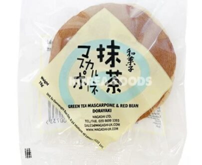 Wagashi Green Tea Mascarpone & Red Bean Dorayaki 75g