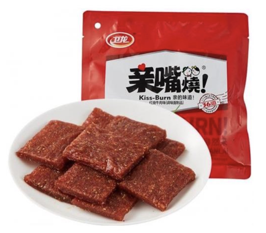 Wei Long Kiss -Burn Braised Beef Flavour 90g味龙亲嘴烧-牛肉味 Wei Long Kiss -Burn Braised Beef Flavour 90g味龙亲嘴烧-牛肉味