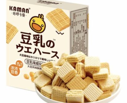 咔啰卡曼日式豆乳风味威化饼干 KAMAN Wafer-Soy 64g