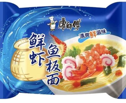 KSF Instant Noodles - Artificial Fish Flavour 95g 康师傅鲜虾鱼板方便面