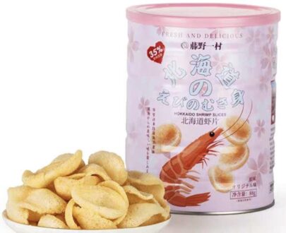藤野一村北海道虾片原味 TYYC Hokkaido shrimp 88g