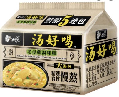 BAIXIANG Instant Noodles (Mature Chicken Soup) (5 x 111g) 白象方便麵老母鸡汤面