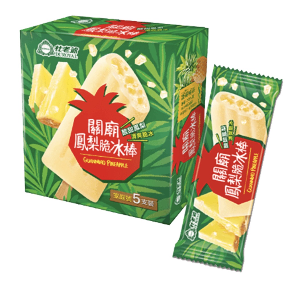 Duroyal Crunchy Popsicle with Guanmiao Pineapple 390g Duroyal Crunchy Popsicle with Guanmiao Pineapple 390g