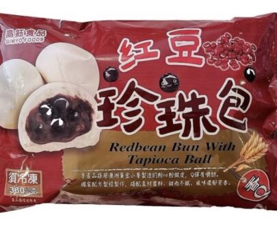 GIMYO Red Bean Bun With Tapioca Ball 360g 晶鈺紅豆珍珠包