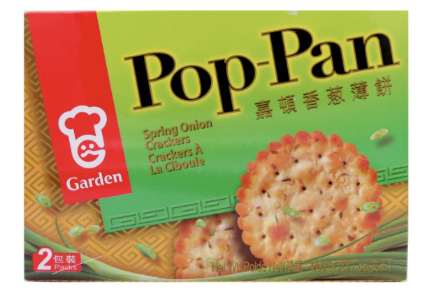 Garden Pop Pan Spring Onion 200g 嘉頓香蔥薄餅 Garden Pop Pan Spring Onion 200g 嘉頓香蔥薄餅