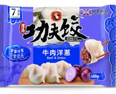 KUNGFU Beef & Onion Dumplings 400g功夫水餃-牛肉洋蔥