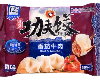 KUNGFU Beef & Tomato Dumpling 400g功夫水餃-番茄牛肉