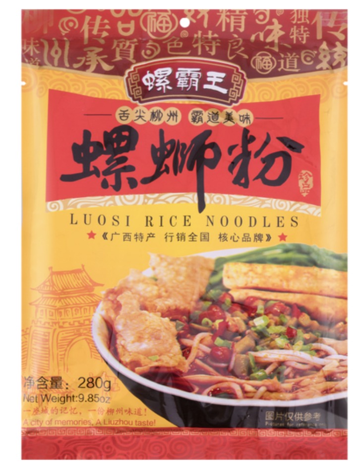 LBW LOUSIFEN 螺霸王螺蛳粉原味280g LBW LOUSIFEN 螺霸王螺蛳粉原味280g