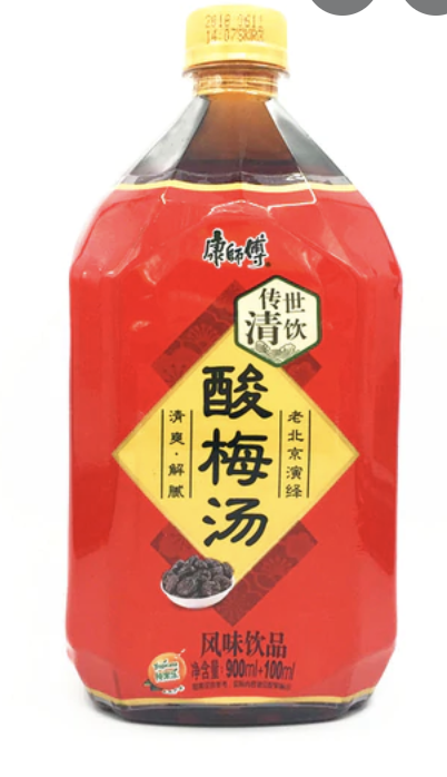 康师傅酸梅汤 KSF Plum Juice 1L 康师傅酸梅汤 KSF Plum Juice 1L
